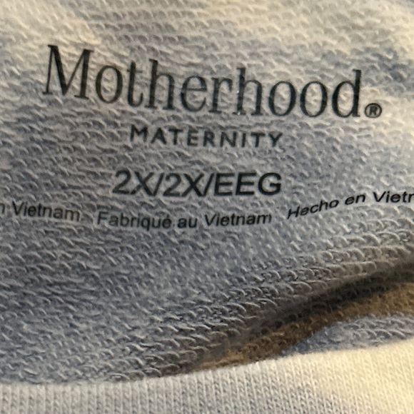 Motherhood Maternity Tie-Dyed Lightweight Sweatshirt - Picture 13 of 15
